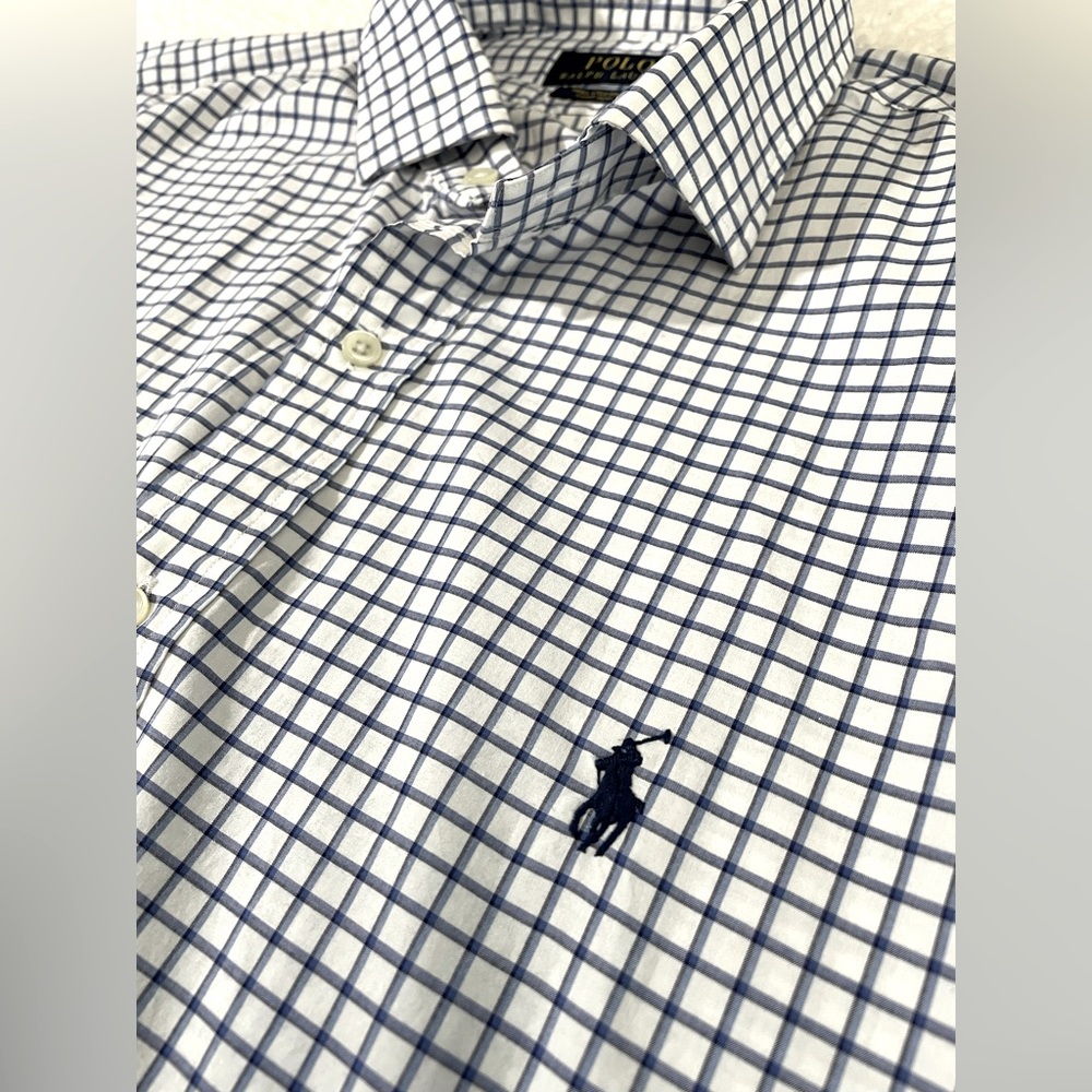 POLO RALPH LAUREN Men’s Button Down shirt classic plaid. Size XL